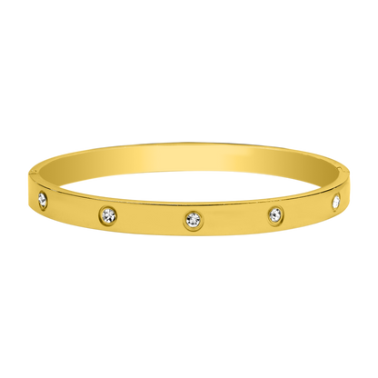 Brazalete Element Stone Chapado en Oro 18K