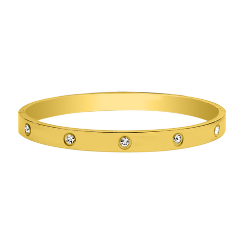 Brazalete Element Stone Chapado en Oro 18K