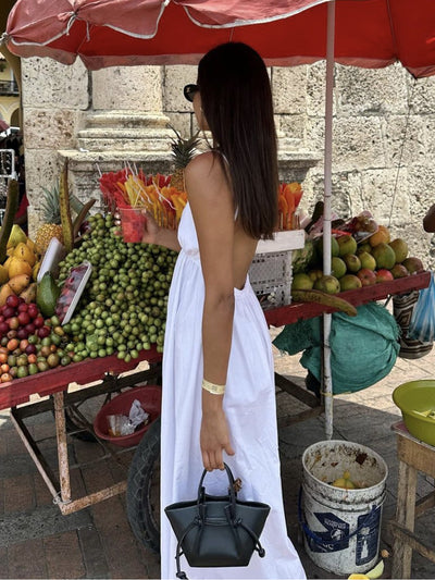 Grace - Vestido largo con espalda abierta Coastal Cowgirl