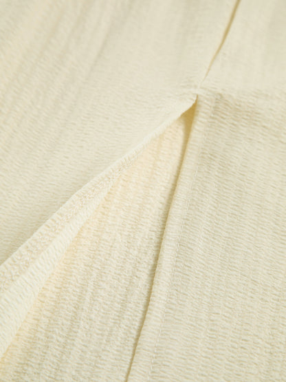 Addison - Vestido midi con escote cruzado y espalda descubierta