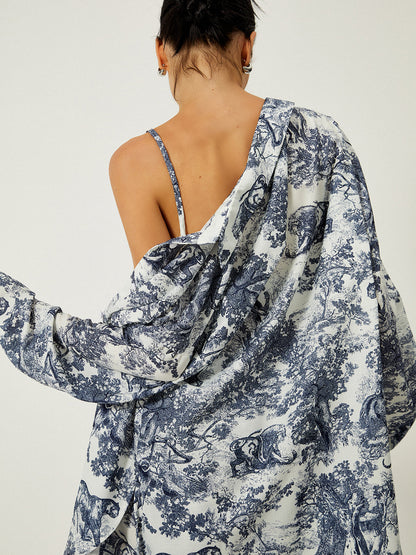Gilda - Conjunto de tres piezas con estampado floral