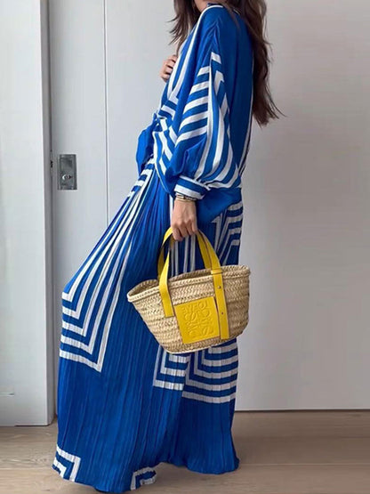 Tania - Conjunto de vacaciones con estampado oversize