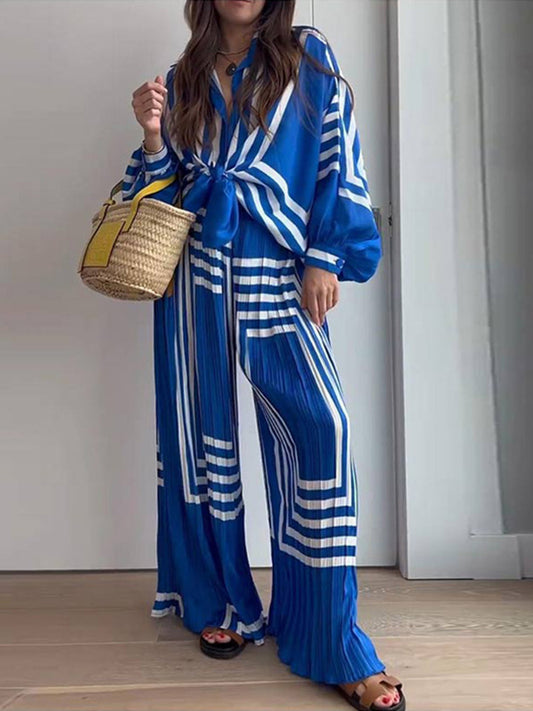 Tania - Conjunto de vacaciones con estampado oversize