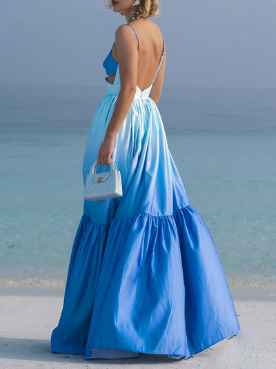 Jane - Vestido Largo Cami sin Espalda
