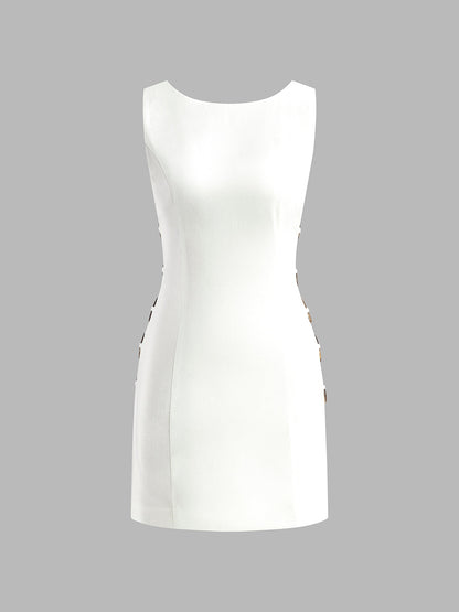 Rylie - Vestido sin mangas O-Ring Cutout