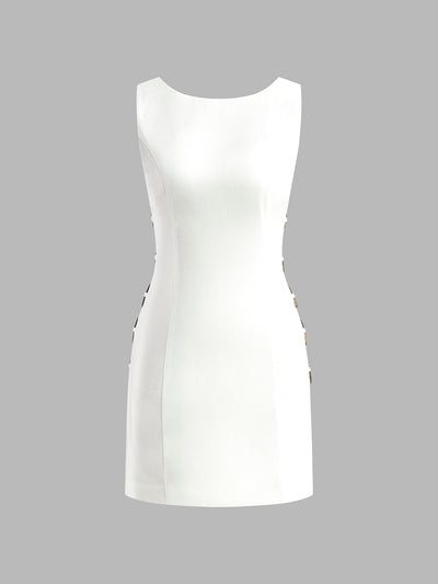 Rylie - Vestido sin mangas O-Ring Cutout