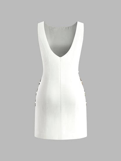 Rylie - Vestido sin mangas O-Ring Cutout