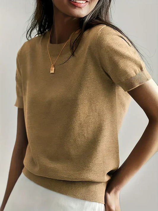 Magdalena - Jersey casual de primavera con mangas cortas