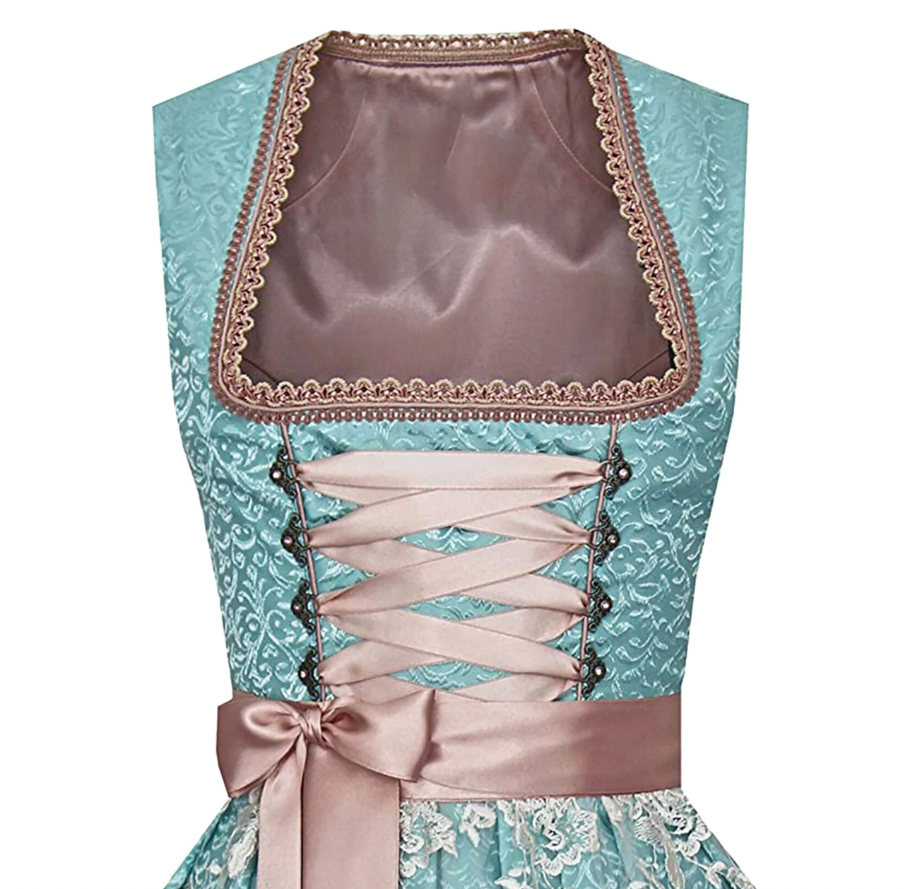 Trachtig Sonja - Traje tradicional único para mujer con delantal y blusa