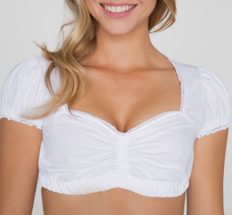 Trachtig Sonja - Traje tradicional único para mujer con delantal y blusa