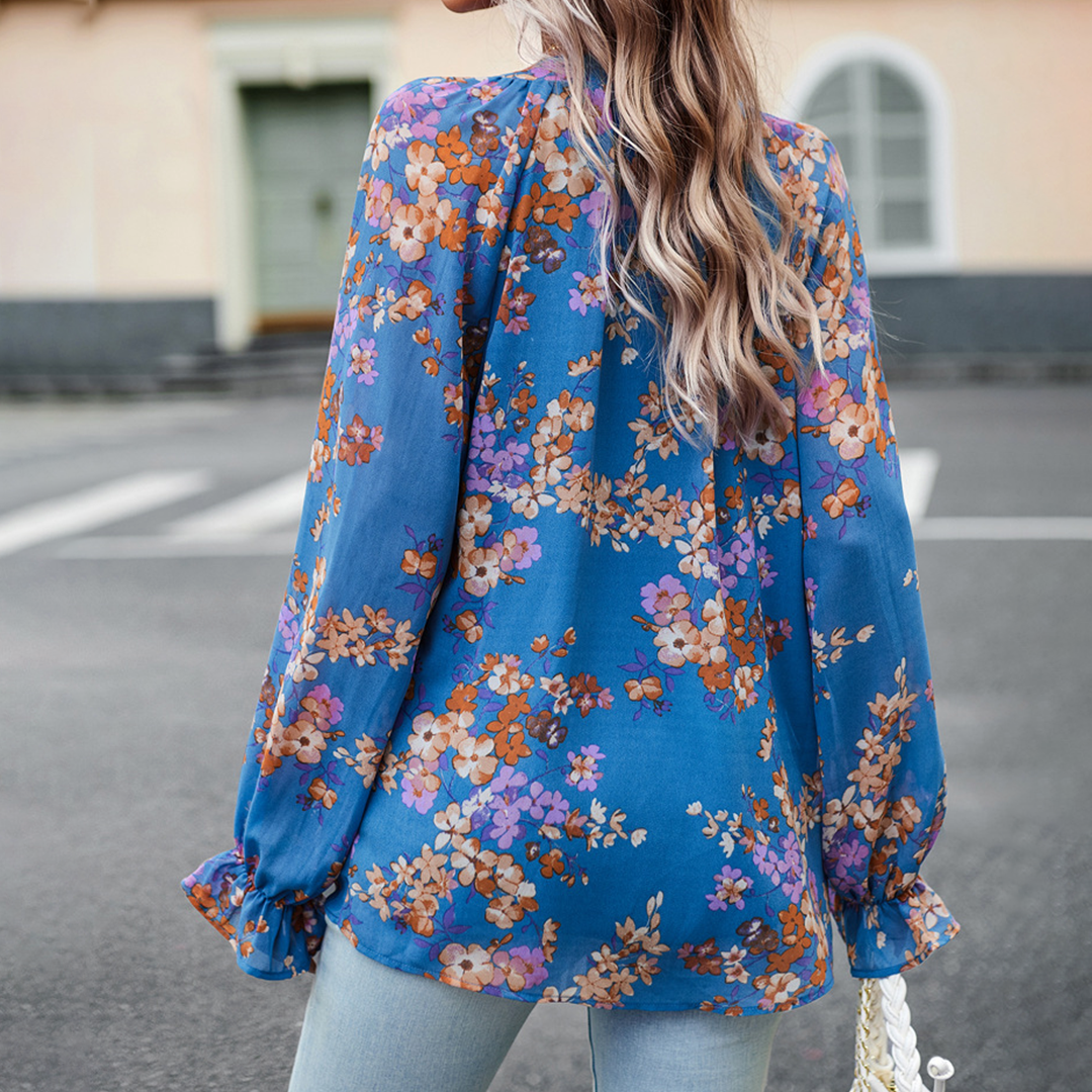 Ivonne - Elegante blusa floral