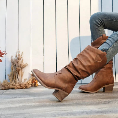 Marla - Elegantes botas de tacón alto