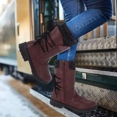 Pia - Botas de nieve con cordones
