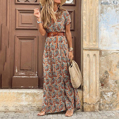 Cazzu - Un vestido bohemio chic y cómodo
