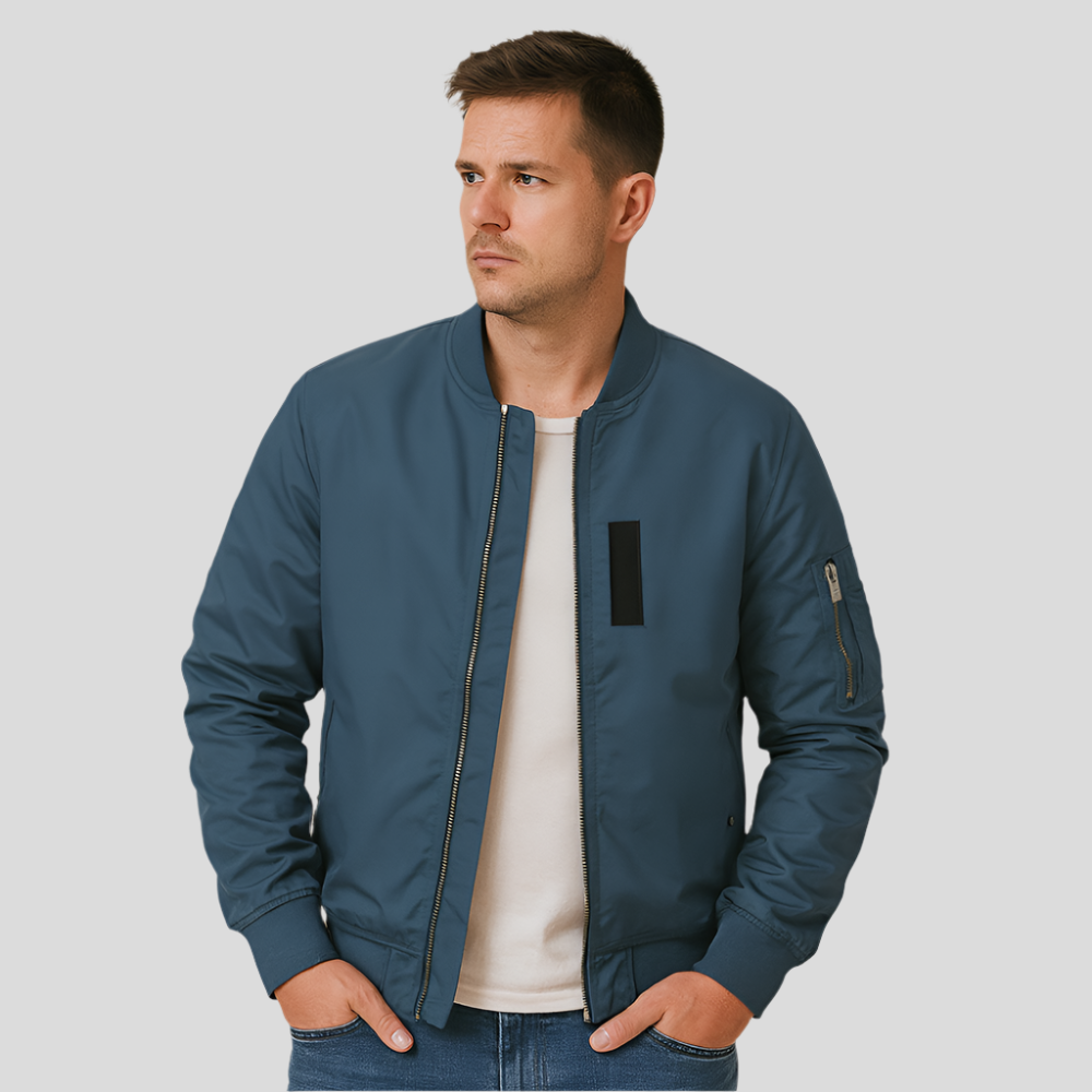 Cazadora de hombre estilo bomber minimalista - Danilo