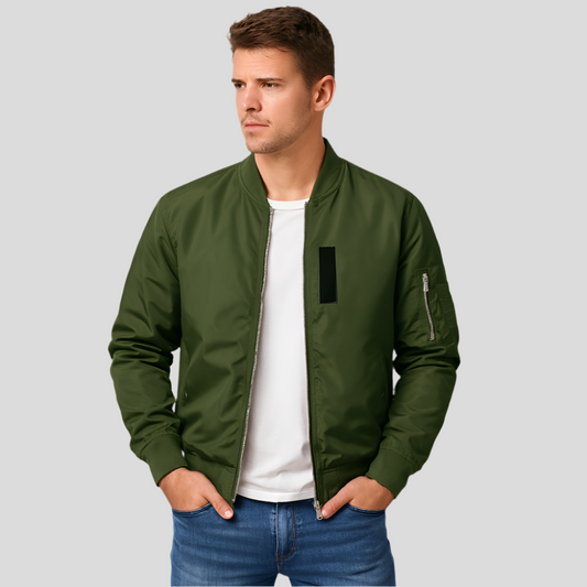 Cazadora de hombre estilo bomber minimalista - Danilo