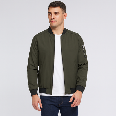 Chaqueta de hombre estilo bomber minimalista - Ken