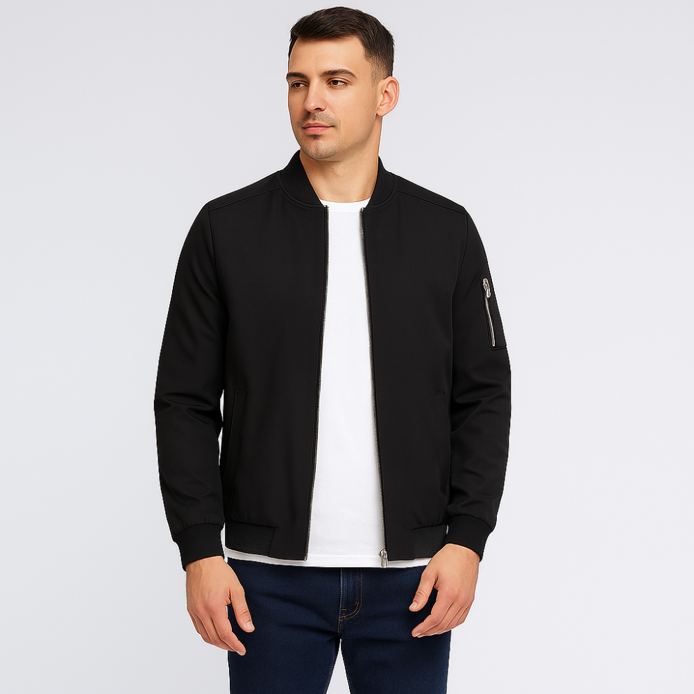 Chaqueta de hombre estilo bomber minimalista - Ken
