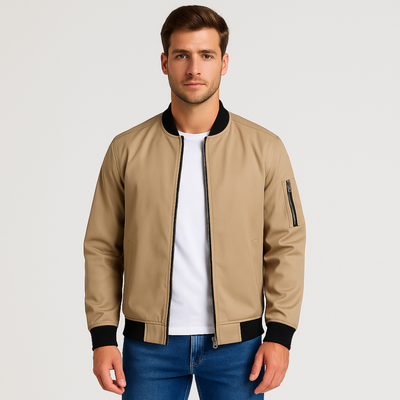 Chaqueta de hombre estilo bomber minimalista - Ken