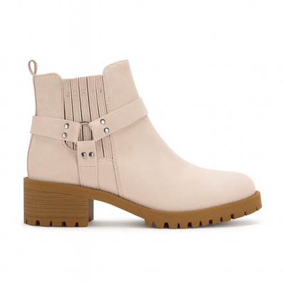 Botines mujer tacón medio con hebilla - Narella