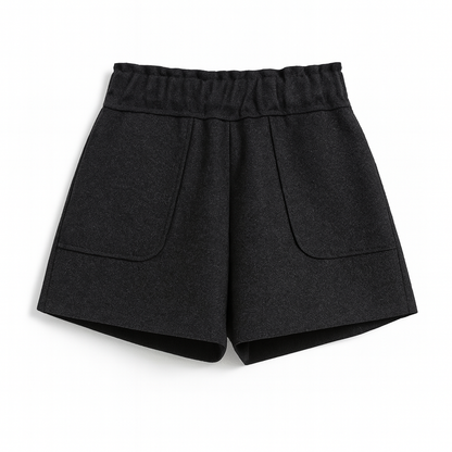 Shorts de tiro alto con bolsillos amplios - Noelle