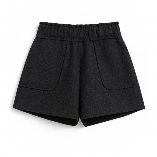 Shorts de tiro alto con bolsillos amplios - Noelle