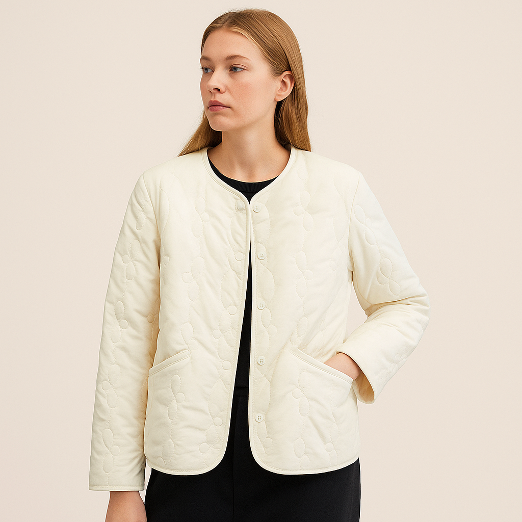 Chaqueta acolchada con patrón de lazos - Maeren