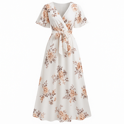 Vestido largo floral mujer - Sorelia