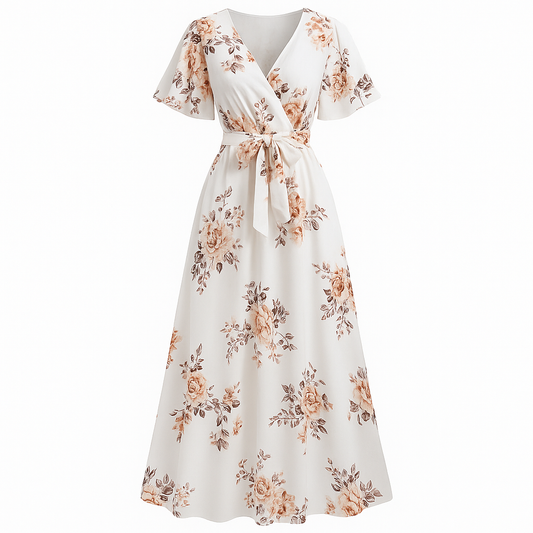 Vestido largo floral mujer - Sorelia