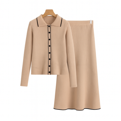 Conjunto falda punto mujer - Maelis