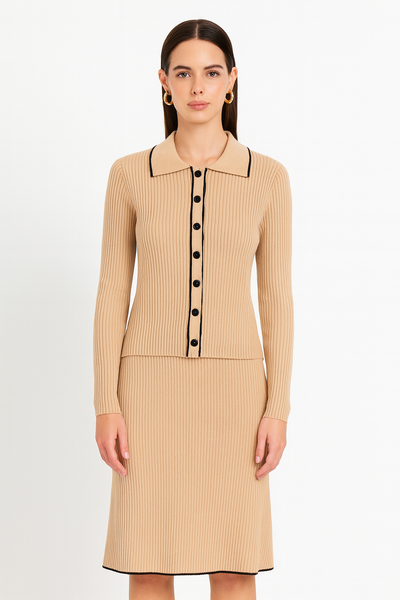 Conjunto falda punto mujer - Maelis