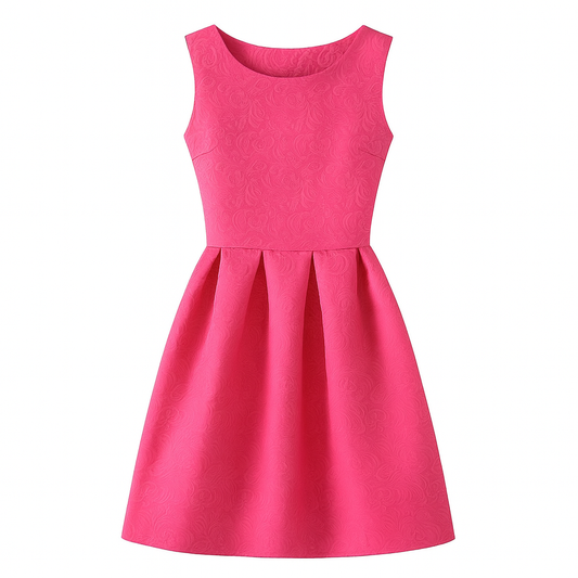 Vestido de fiesta sin mangas con vuelo - Celinne