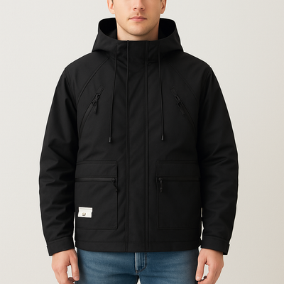 Chaqueta técnica con capucha para hombre - Tomas