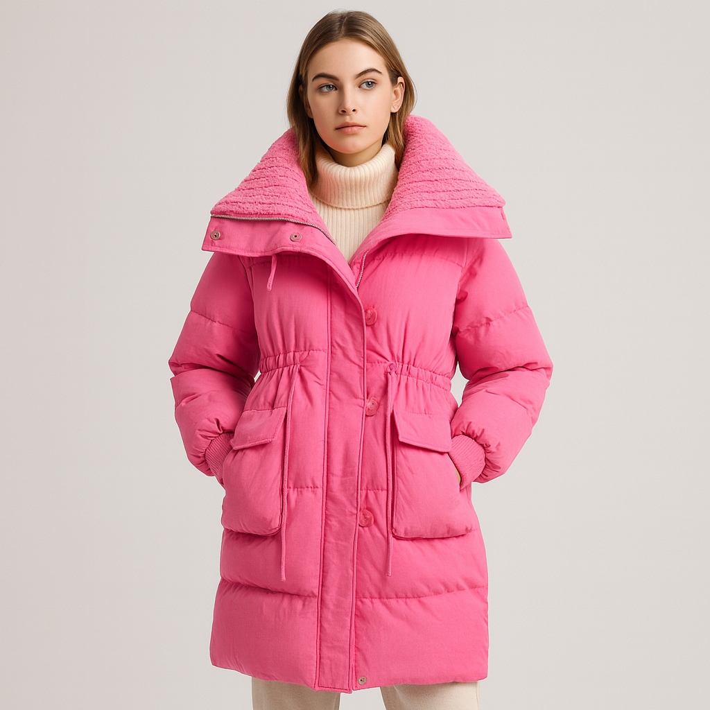 Abrigo largo acolchado para mujer - Amandine