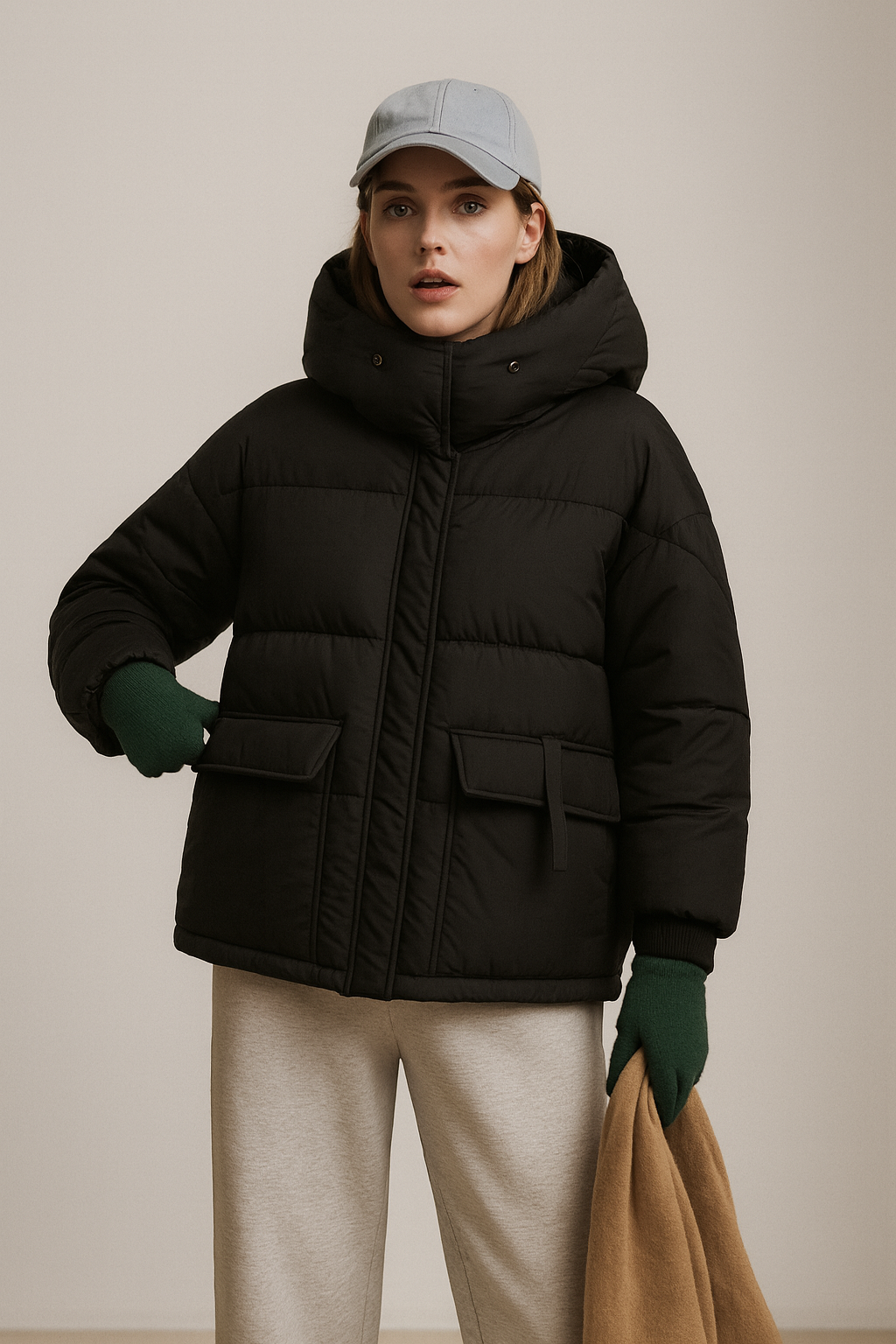 Chaqueta acolchada para mujer de efecto volumen - Davinna