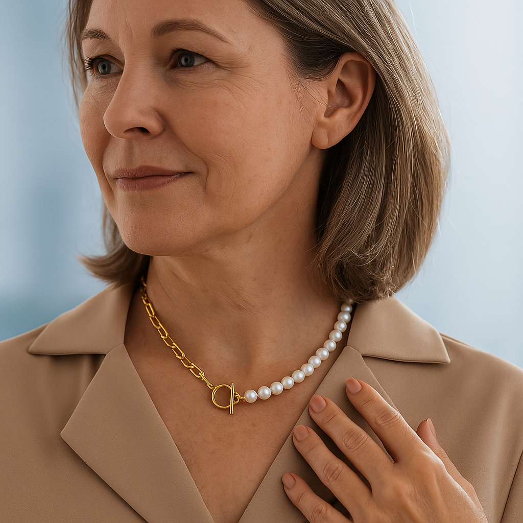 Conjunto de perlas de agua dulce Marie-Caley