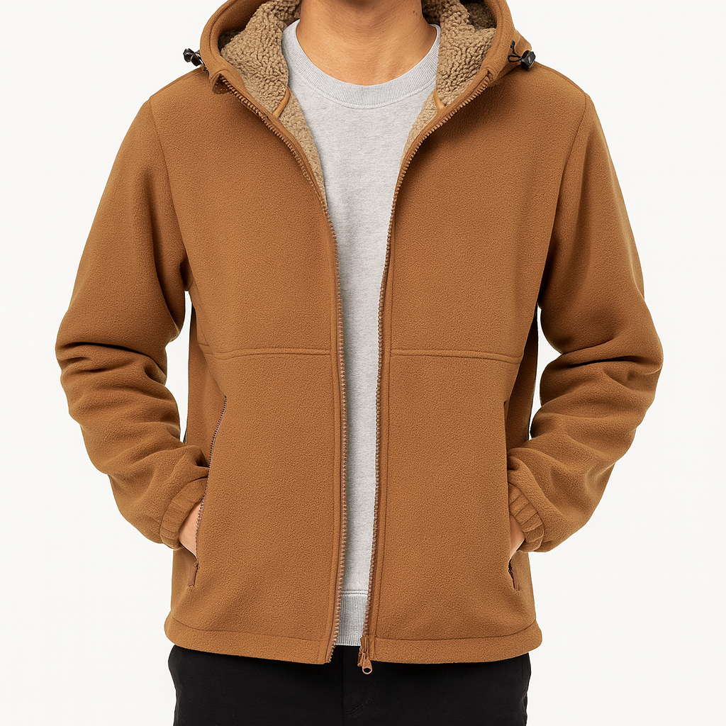 Chaqueta para hombre de tejido afelpado - Hadrien
