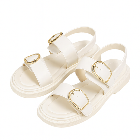 Sandalias de mujer con hebillas metálicas - Liora