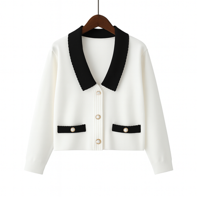 Chaqueta corta de punto estructurado - Irène