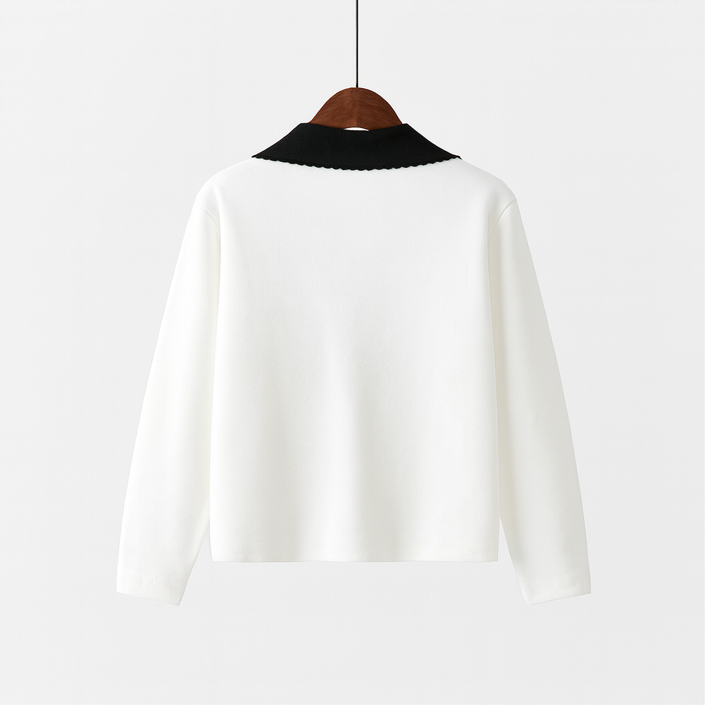 Chaqueta corta de punto estructurado - Irène