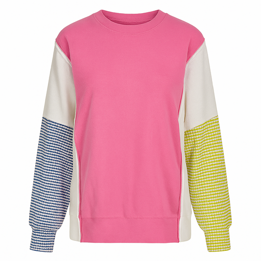 Sudadera casual de manga larga multicolor – Maelis