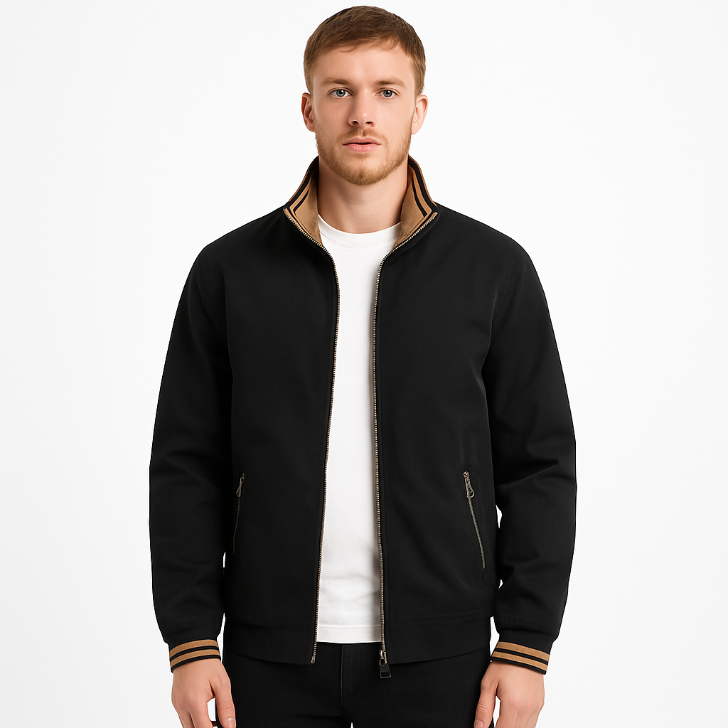 Chaqueta hombre ligera casual cremallera - Maldini