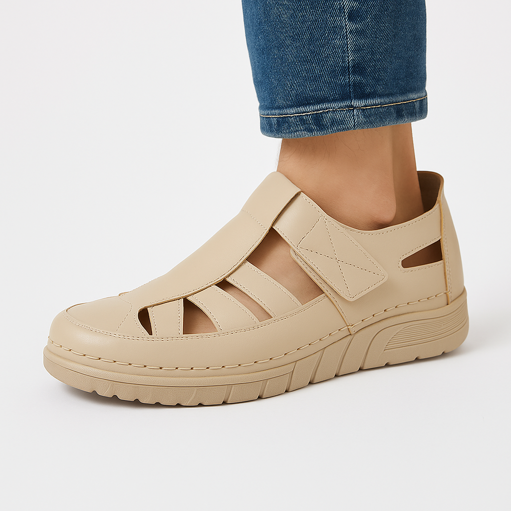Sandalias de piel ortopedicas para mujer - Lander