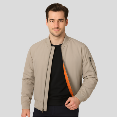 Chaqueta de hombre estilo bomber con forro interior - Julian
