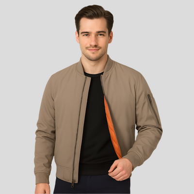 Chaqueta de hombre estilo bomber con forro interior - Julian