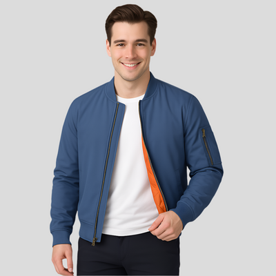 Chaqueta de hombre estilo bomber con forro interior - Julian