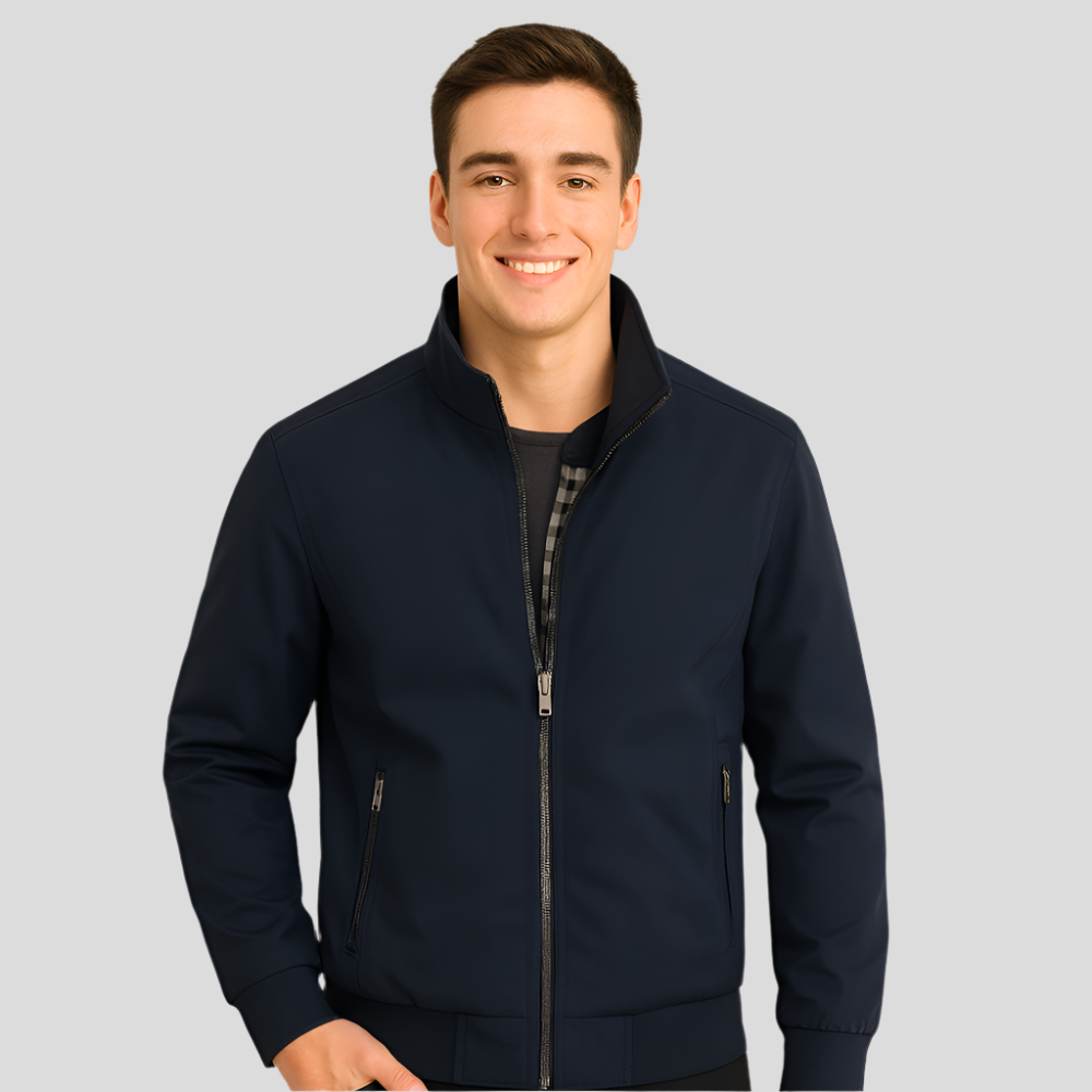 Chaqueta de hombre ligera con cremallera frontal - Brad