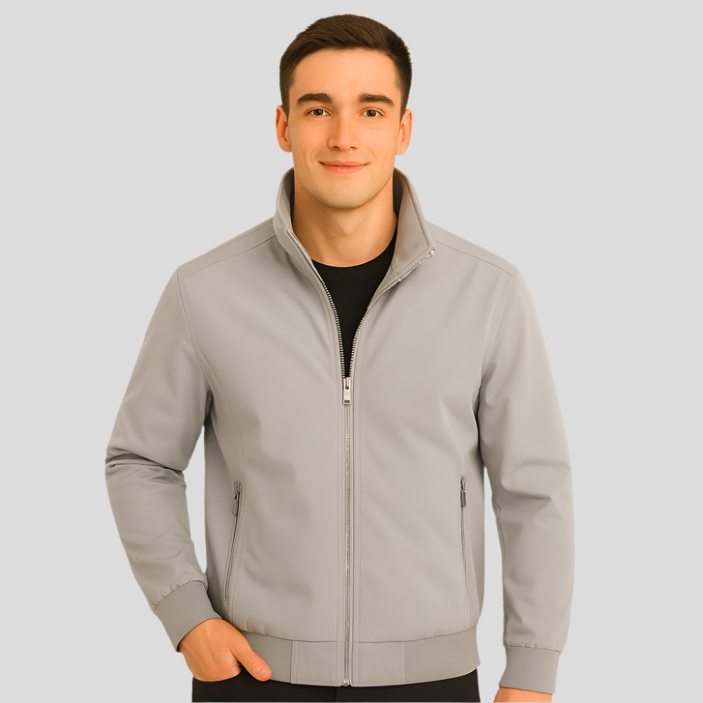 Chaqueta de hombre ligera con cremallera frontal - Brad
