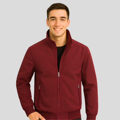 Chaqueta de hombre ligera con cremallera frontal - Brad