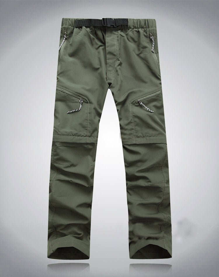 Robustos pantalones de outdoor 2 en 1 para hombre